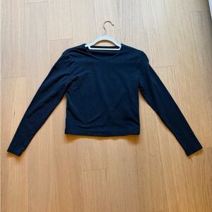 Abercrombie & Fitch Soft A&F Collection Black Long Sleeve Top. Size Medium.